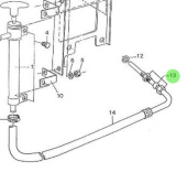 Nanni Diesel 970302316 - Reducing Nipple for Oil Drain Pump
