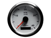 Wema 110914 - Silverline Tachometer With Hourmeter 4000 RPM White