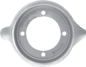 Zinc Anode Volvo Penta Sterndrive, Small Ring For AQ-280/290 (OEM 8758153)