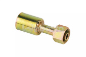 Webasto 6280110FG111A - Crimp Fitting Female 1/2 Inch 180 Degrees O-Ring 7/8 Inch 14unf 2B (Previous: 80110FG111)