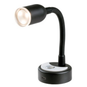 Osculati 13.867.46 - Articulated LED spotlight black 400 mm