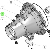 Alamarin Jet H0408 - Compound Bearing for Jet-340 Water Jets