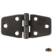 Trem M3502077 - AISI 316 Black PVD Hinge 77x40 mm Straight Model
