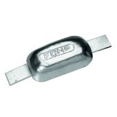 Plastimo Magnesium Weld-On Bar Anodes with Galvanised Steel Fixing Strap