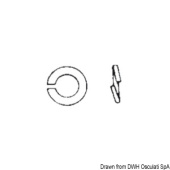 Osculati AISI 316 Stainless Steel Split Spring Lock Washers DIN 127 / UNI 1751, M3–M12