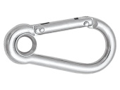 Talamex Carabiner With Eyelet And Locking Bar 80mm