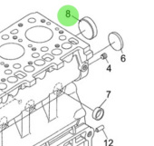 Nanni Diesel 970301906 - Freeze Plug for Engine Block