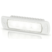 Hella Sea Hawk-R LED 9-33V Recessed - Spreadlight, White Light, White Housing