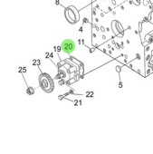 Nanni Diesel 970301914 - Oil Pump Gasket for Nanni Marine Engines