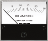 Blue Sea 8005 - Ammeter DC 0–25A with internal Shunt