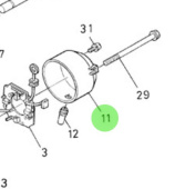 Nanni Diesel 970312471 - Starter Motor Frame Assembly