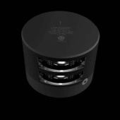 Lopolight 301-005ST-B-CD - Navigation Light Black Stern Horizontal 2 NM W 0-50m