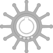 Johnson Pump 09-701B-1 - Impeller Replacement Kit for Marine Cooling Systems