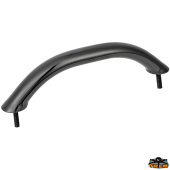 Trem Black Line AISI 316 Oval Stainless Steel Handrails with Black PVD Finish, 258–490 mm