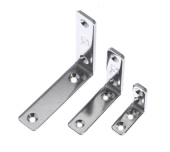 Roca 423092 - Right-Angle Mounting Bracket Stainless Steel, 70x70x15mm