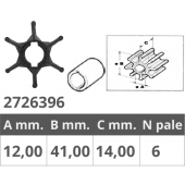 Finnord Tohatsu Impeller Ref. 3C7-65021-2