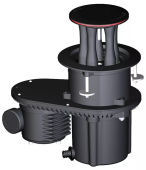 Harken CLR600HA - 600 CLR Hydraulic Aluminum Mooring Winch
