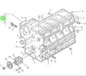 Nanni Diesel 970307900 - Crankcase Assembly for 5.280HE Engines