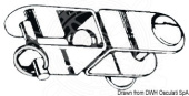 Osculati Stainless Steel Swivels with Slip-Off Pins & Ring