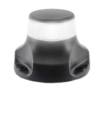 Hella NaviLED All Round Light, White, 9-33v, 360°, 2NM, Black Base, Ø90mm, H=83mm