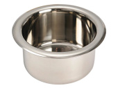 Built-in Glass and Can Holder 75 mm Stainless Steel