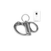 Belship 721401V - AISI 316 Stainless Steel Fixed Eye Snap Shackle 52mm Blister