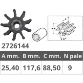 Finnord Jabsco Impeller 17240-0001E1879-0001