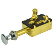 BEP 1001301 - SPDT Push-Pull Switch, 3 Position - Off/On 1/On 1 and 2, 6-36V DC