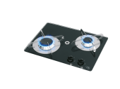 Allpa Airxcel Gas Hob Unit With Thermic Glass-Plate, 380x280x80mm, Burners: 1x Small/1x Medium