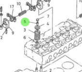 Nanni Diesel 970302007 - Valve Spring Collet for Valves and Springs Assembly