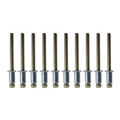 Optiparts EX2688-10 - Pop Rivet Monel Open 6.4×12.5 mm (10 pcs)