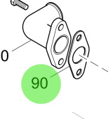 Steyr 2173735-0 - Heating Connection Gasket for M160068 Engines