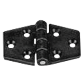 Nuova Rade 43647 - Polyamide Plastic Hinge, Hexagonal Black, 63x40mm, 270°