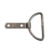 Viadana Stainless Steel Strap Connection with Half Ring 62 x 40 mm