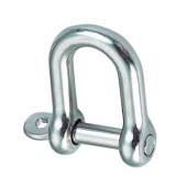 Euromarine Straight Shackle Captive Pin A4 Ø8mm