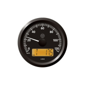 VDO A2C59512369 - Veratron ViewLine Speedometer 120 Km/h Black 85mm