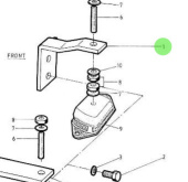 Nanni Diesel 970307026 - Engine Mount Support for HE Series Engines