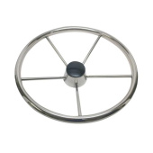 Stainless Steel Steering Wheel 5 Spokes 34.3cm