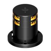 Lopolight 301-119S-ST-PRO-I-EX - Navigation Light 3NM 225° Yellow, Double, 1Hz Fl, Ex Zone 1, Ice-Class