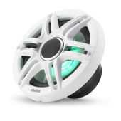 Clarion 010-03049-00 - Premium 7.7 Inch Series Speaker Sport Grille With LEDs White And Grey