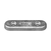 Tecnoseal Zinc Hull and Transom Plate Anode with Insert 280x85x30 mm