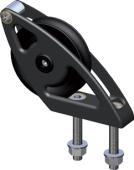 Antal 00717 - Aluminum Block, Ball Bearing, Vertical Up-Down Block