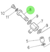 Nanni Diesel 970307588 - Injection Pipe for 2.45HE and 2.50HE Engines