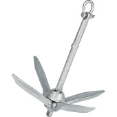 Plastimo Folding Grapnel Anchor with Straight Flukes