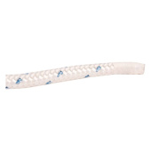 HoendeRope 16-Strand HT Polyester Liferaft Painter & Mooring Line Ø10 mm White/Light Blue, 200 m