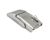 Roca 934451 405 Covered Eccentric Latch With Locking Eyelet (Electropolished)