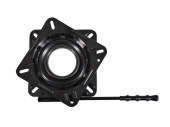 Talamex Swivel Seat Base With Lock Coated Black