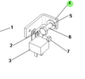 Nanni Diesel 95310654 - Electrical Bracket for T6 Series Engines