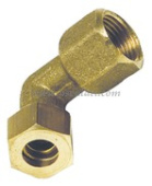 Osculati 17.413.07 - Brass Crimper Fitting For Copper Pipes With Biconic Seal 90 ° Inside. 14x1/2 "