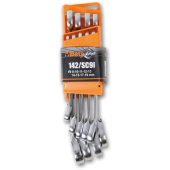 Beta 001420088 - Set Of 9 Reversible Ratcheting Combination Wrenches With Compact Support
